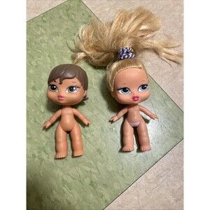 Original Bratz Babyz Fashion Dolls 5” MGA 2004 LOT of 2 Hair Chloe Yasmin